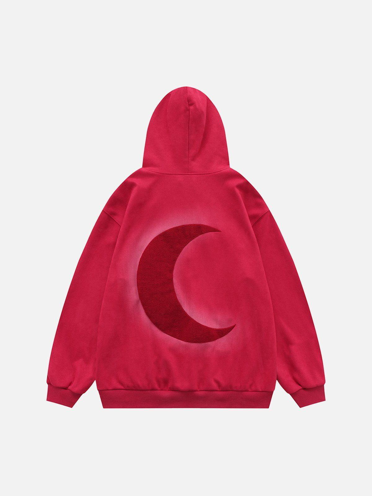 1984® - Suede Moon Print Hoodie - 1984brand