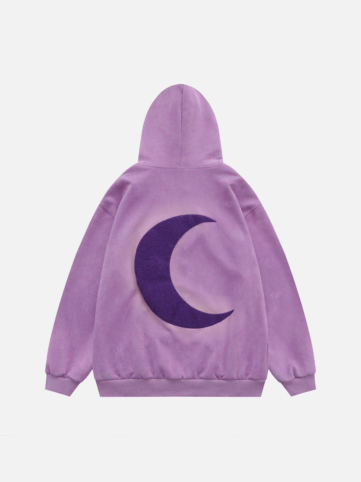 1984® - Suede Moon Print Hoodie - 1984brand