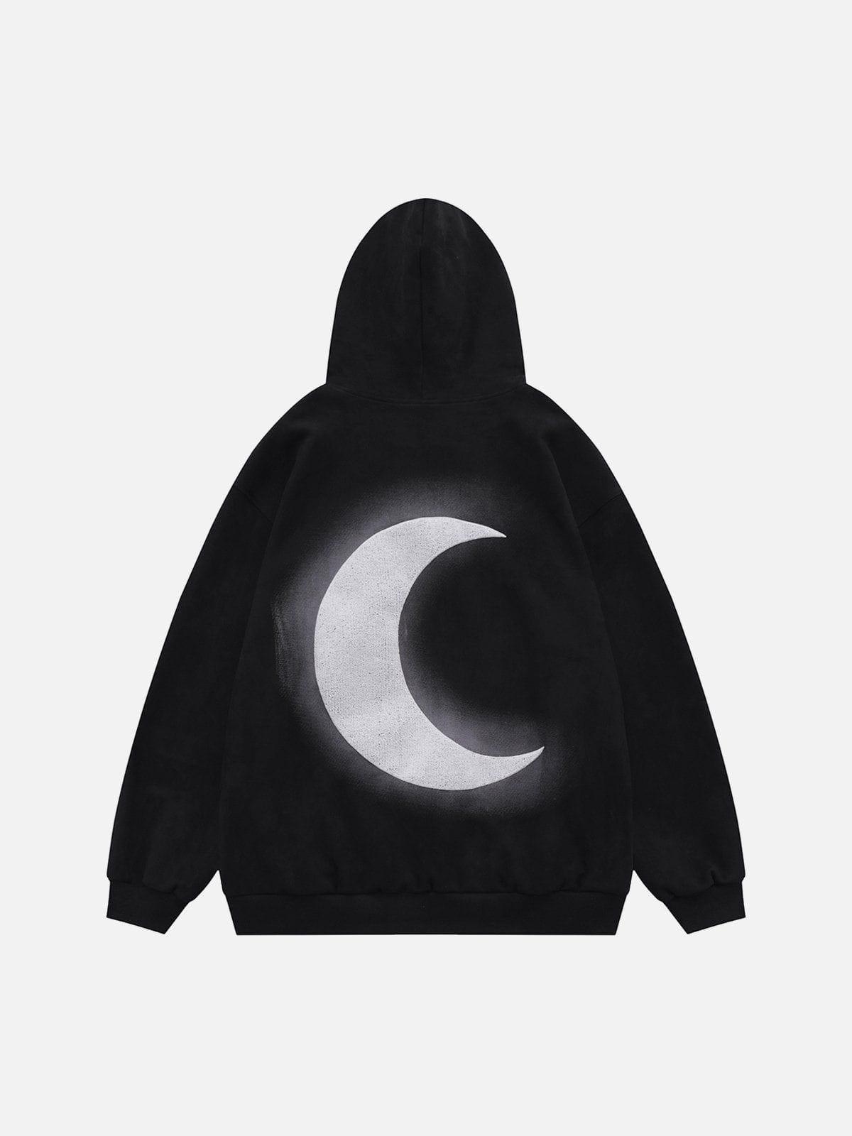 1984® - Suede Moon Print Hoodie - 1984brand