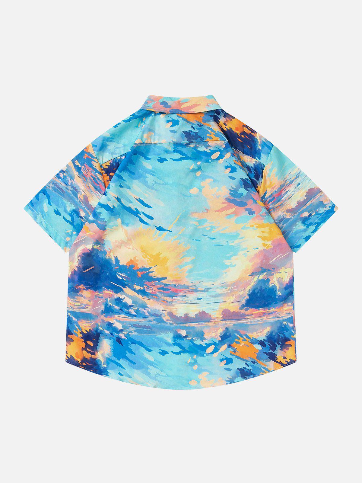 1984® - Sunset Print Short Sleeve Shirts - 1984brand