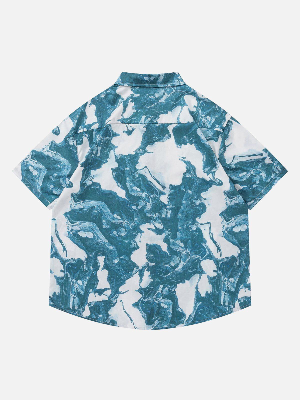 1984® - Tie Dye Marbling Short Sleeve Shirts - 1984brand