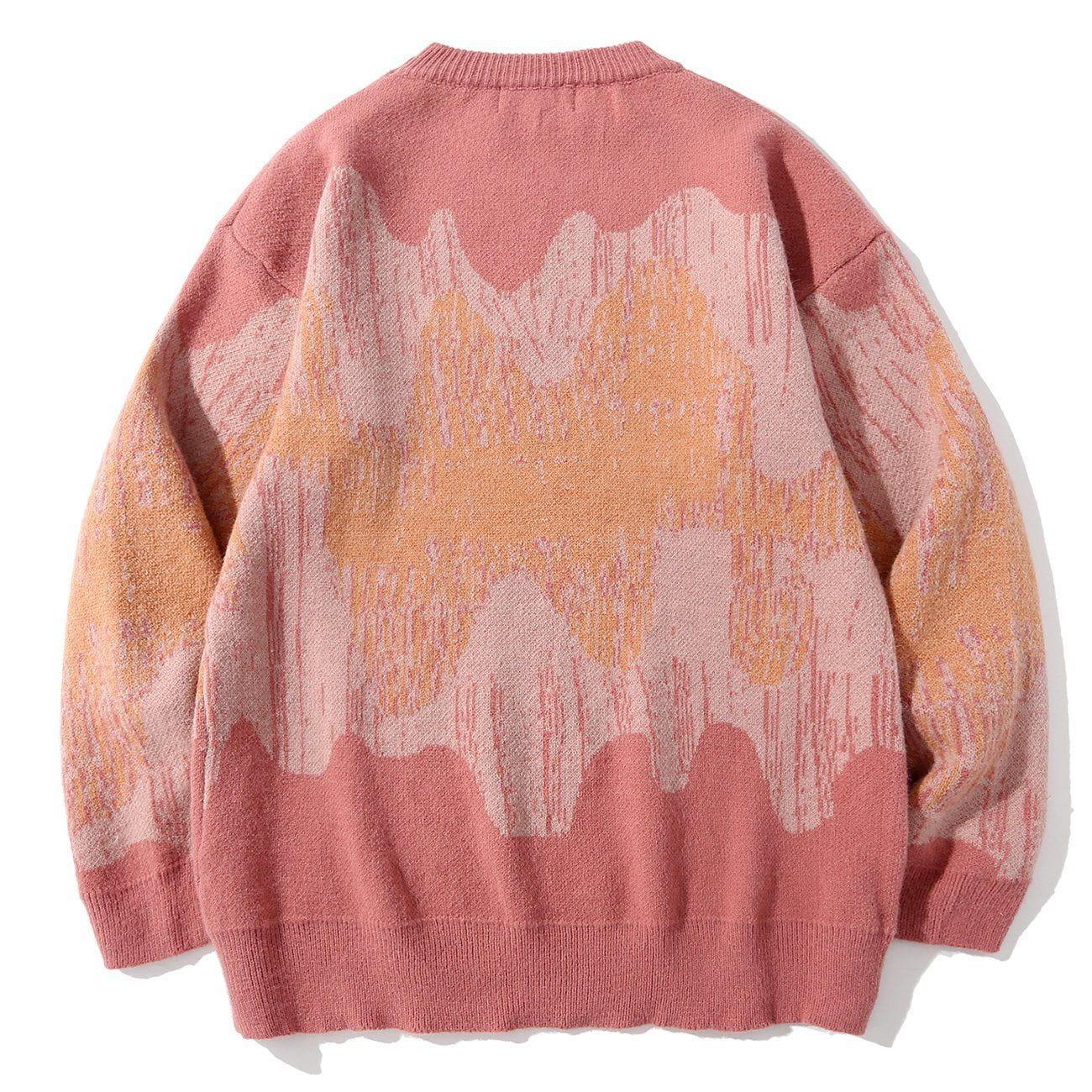 1984® - Tie Dye Pattern Knit Sweater - 1984brand