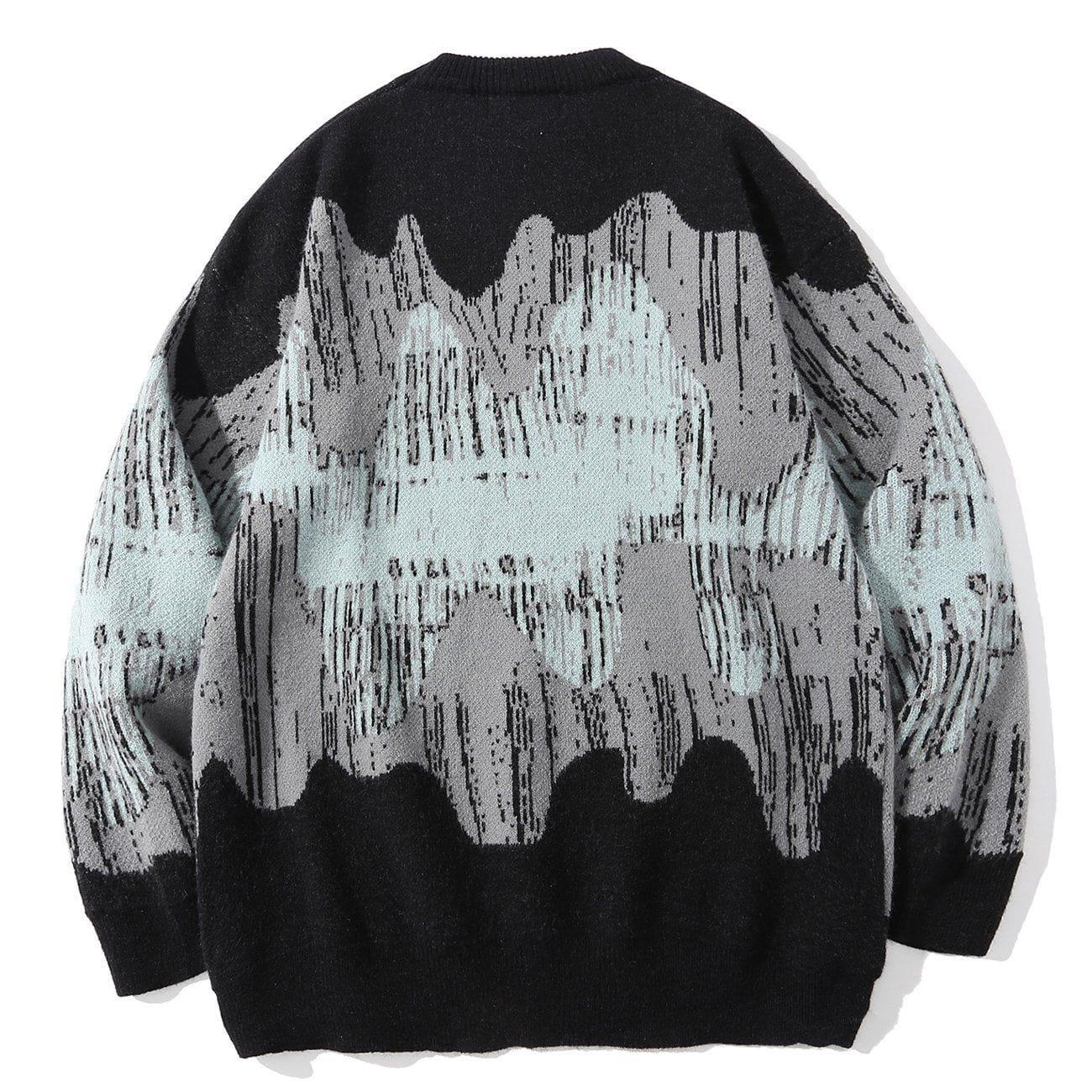 1984® - Tie Dye Pattern Knit Sweater - 1984brand