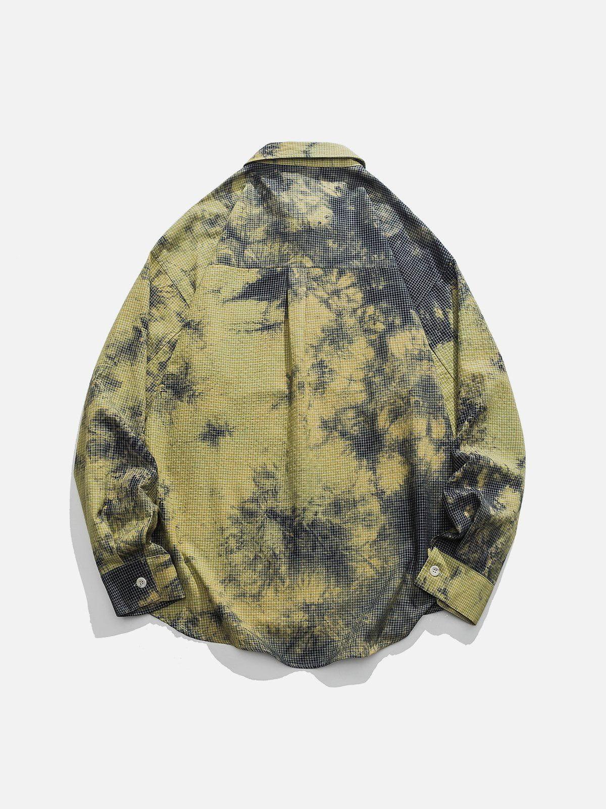 1984® - Tie Dye Tree Print Long-Sleeved Shirt - 1984brand