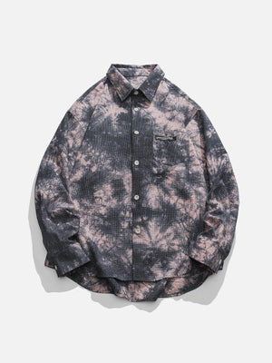 1984® - Tie Dye Tree Print Long-Sleeved Shirt - 1984brand