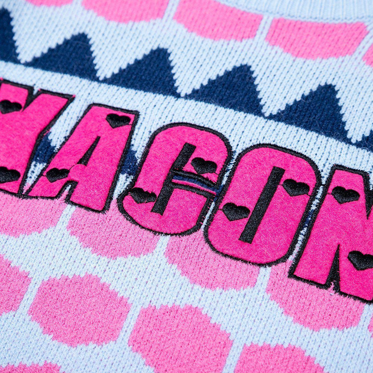 1984® - Triangle Hexagon Pattern Knit Sweater - 1984brand