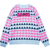 1984® - Triangle Hexagon Pattern Knit Sweater - 1984brand