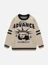 1984® - Vintage "ADVANCE" Print Sweater - 1984brand