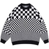 1984® - Vintage Checkerboard Plaid Knit Sweater - 1984brand