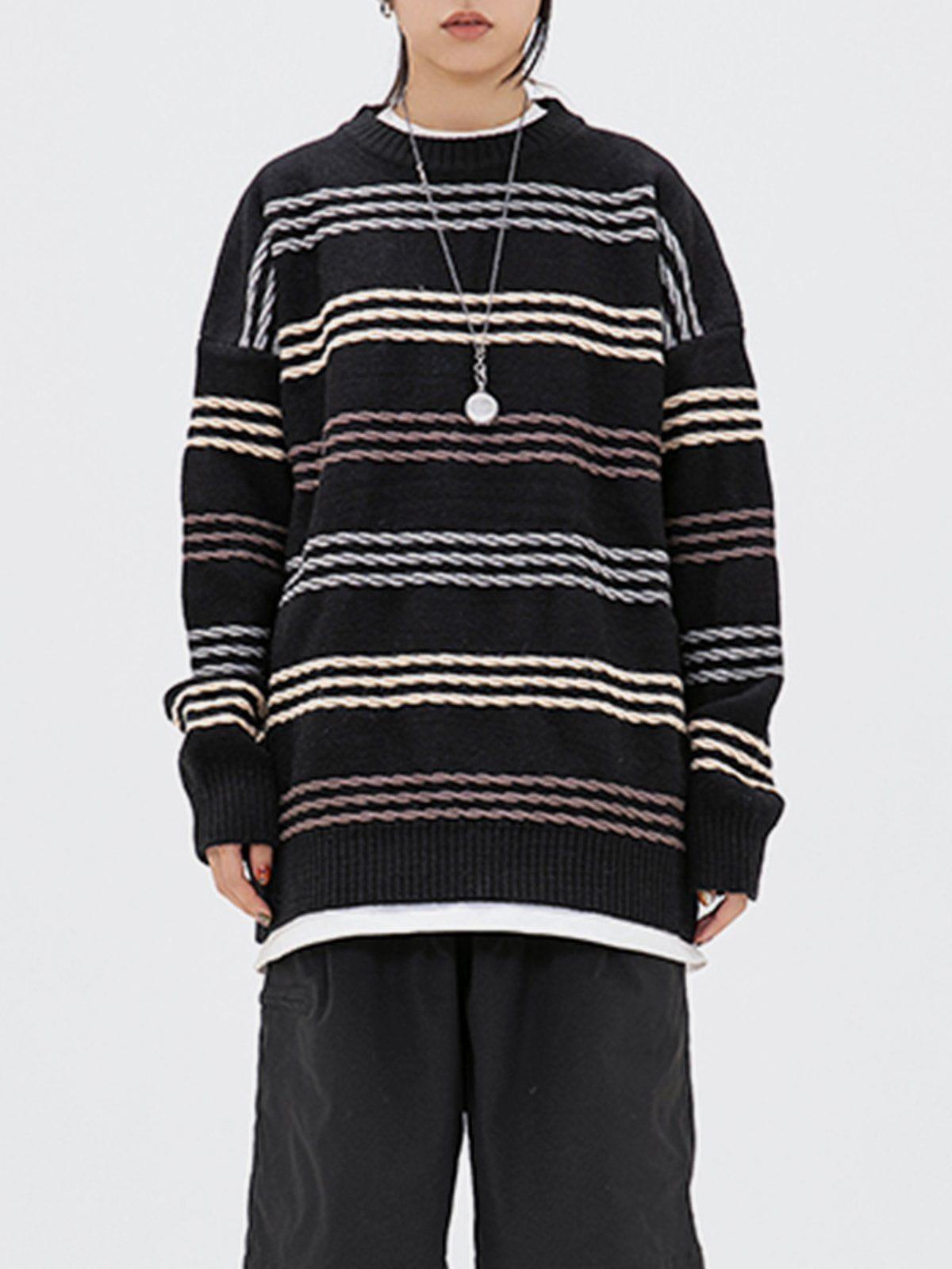 1984® - Vintage Colorful Stripe Sweater - 1984brand
