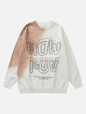 1984® - Vintage Gradient Contrast Sweater - 1984brand