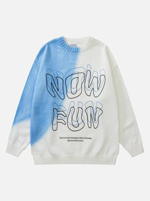 1984® - Vintage Gradient Contrast Sweater - 1984brand