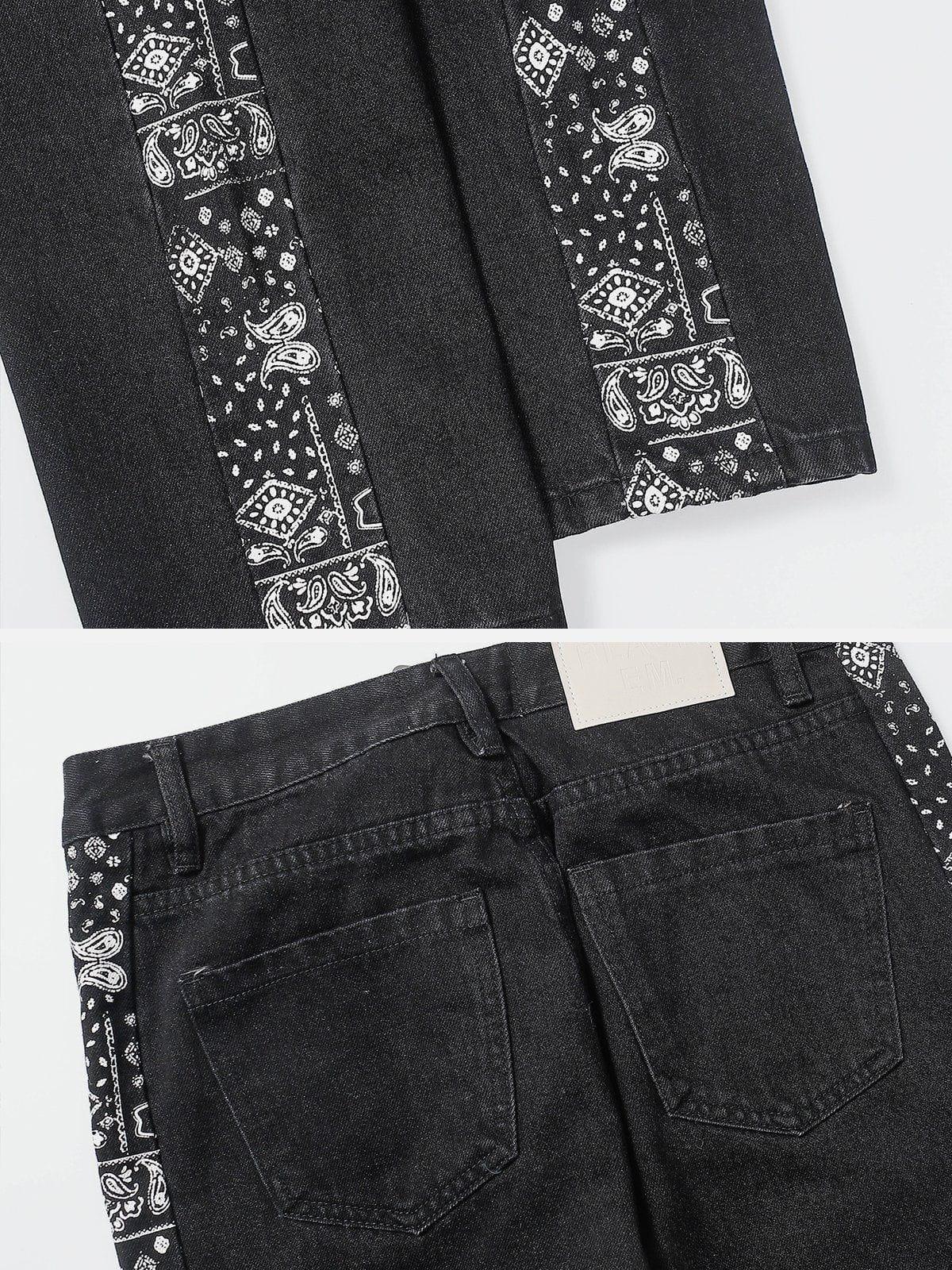 1984® - Vintage Paisley Side Panel Jeans - 1984brand