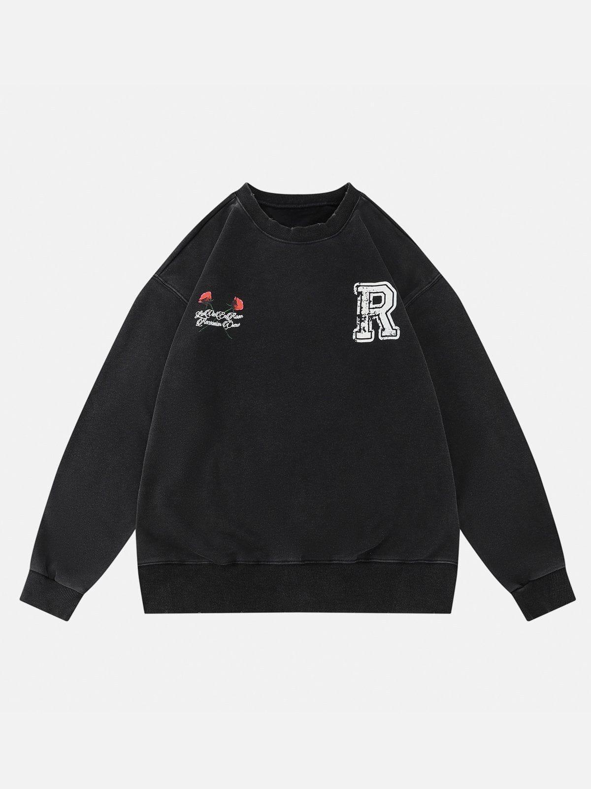 1984® - Vintage "R" Print Sweatshirt - 1984brand