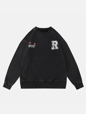 1984® - Vintage "R" Print Sweatshirt - 1984brand