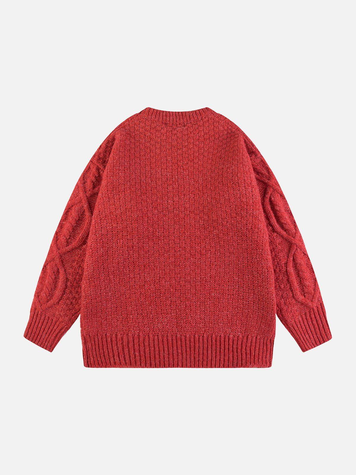 1984® - Vintage Solid Twist Sweater - 1984brand