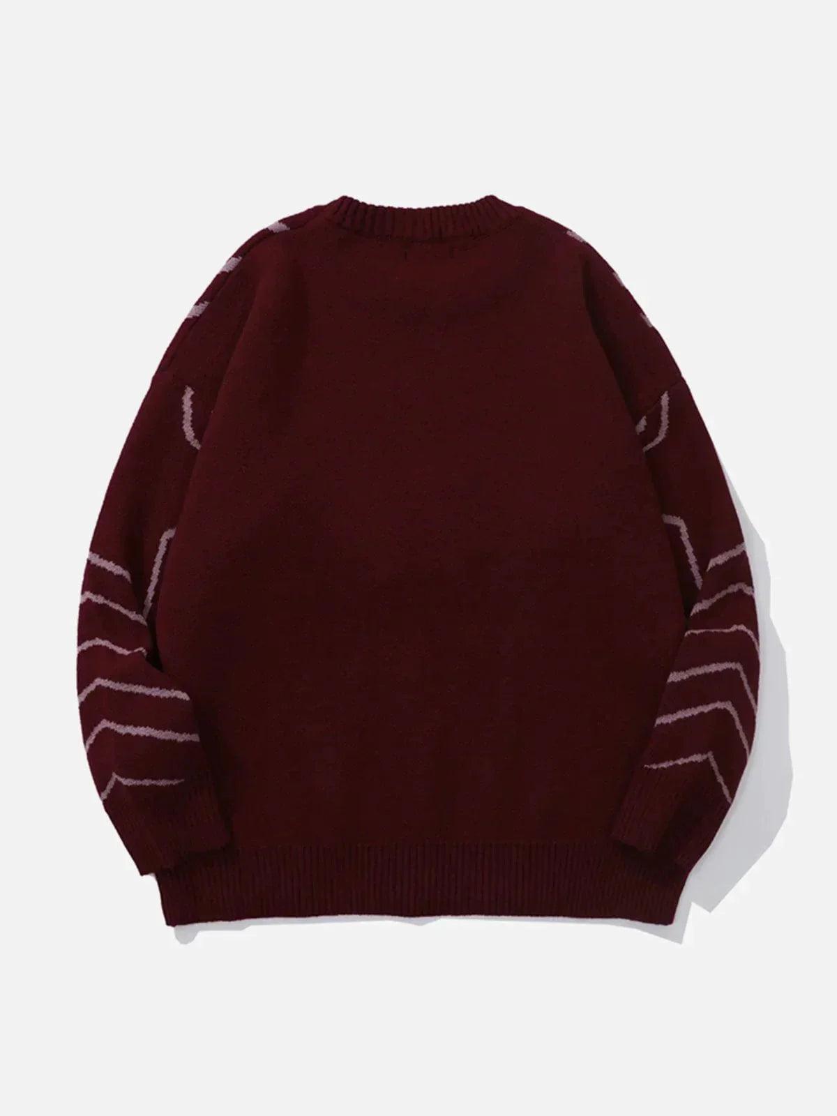 1984® - Vintage Star Letters Graphic Sweater - 1984brand