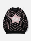 1984® - Vintage Star Letters Graphic Sweater - 1984brand