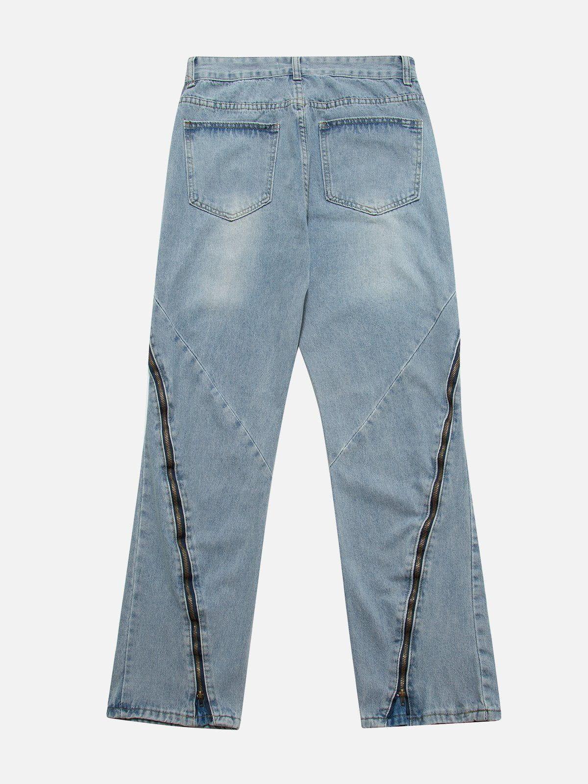 1984® - Vintage Wash Adjustable Zip Jeans - 1984brand