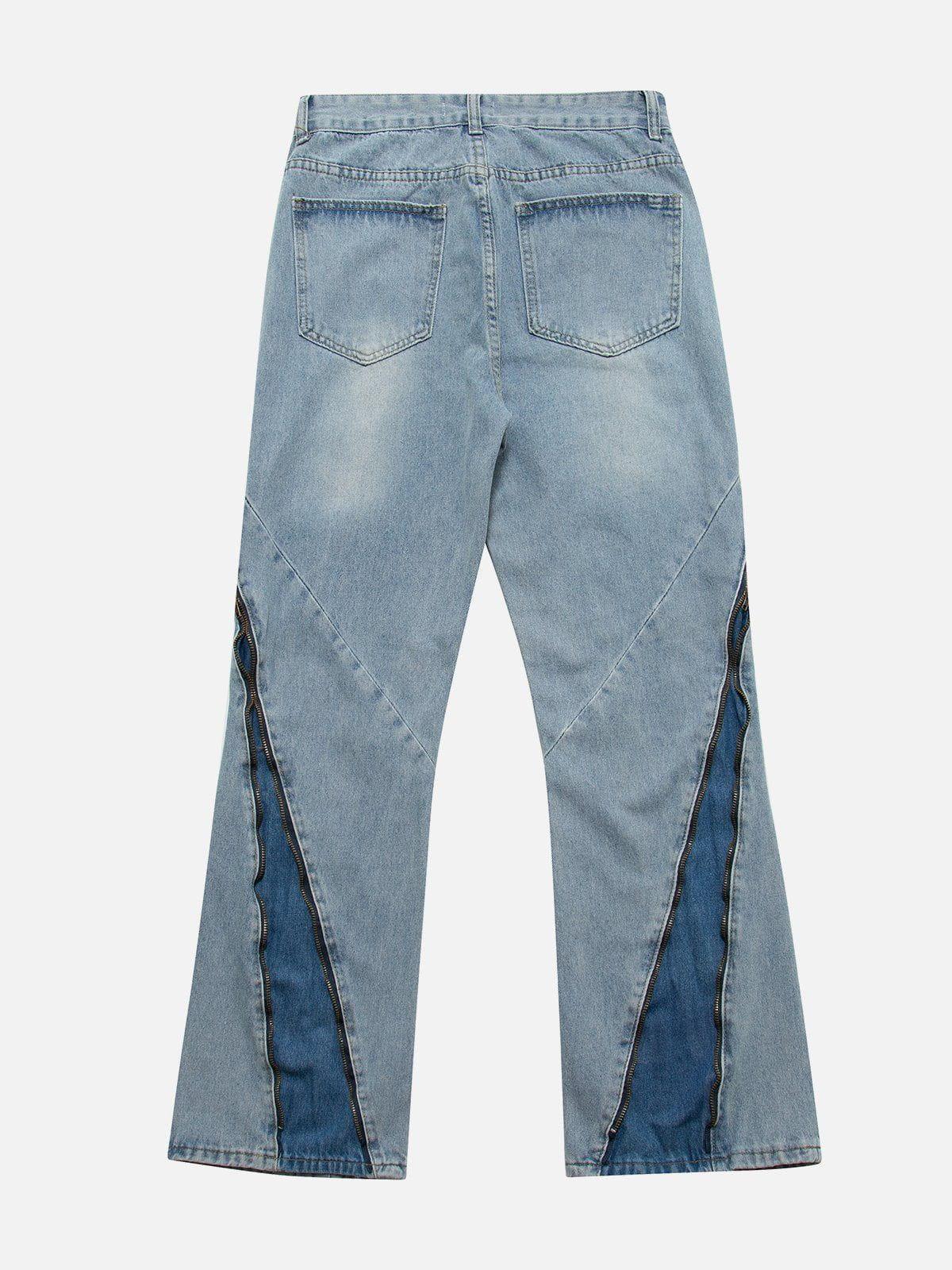 1984® - Vintage Wash Adjustable Zip Jeans - 1984brand