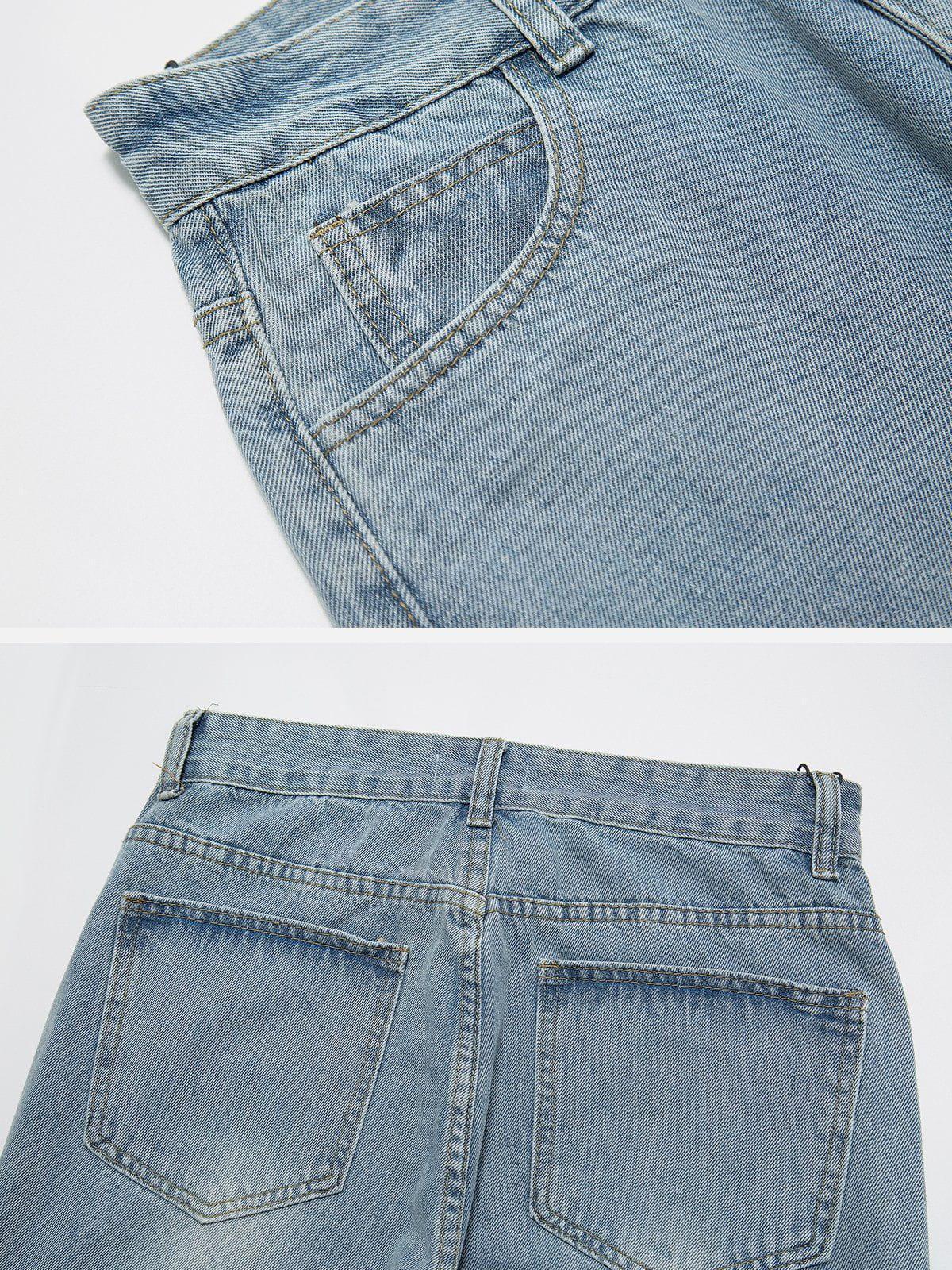 1984® - Vintage Wash Adjustable Zip Jeans - 1984brand