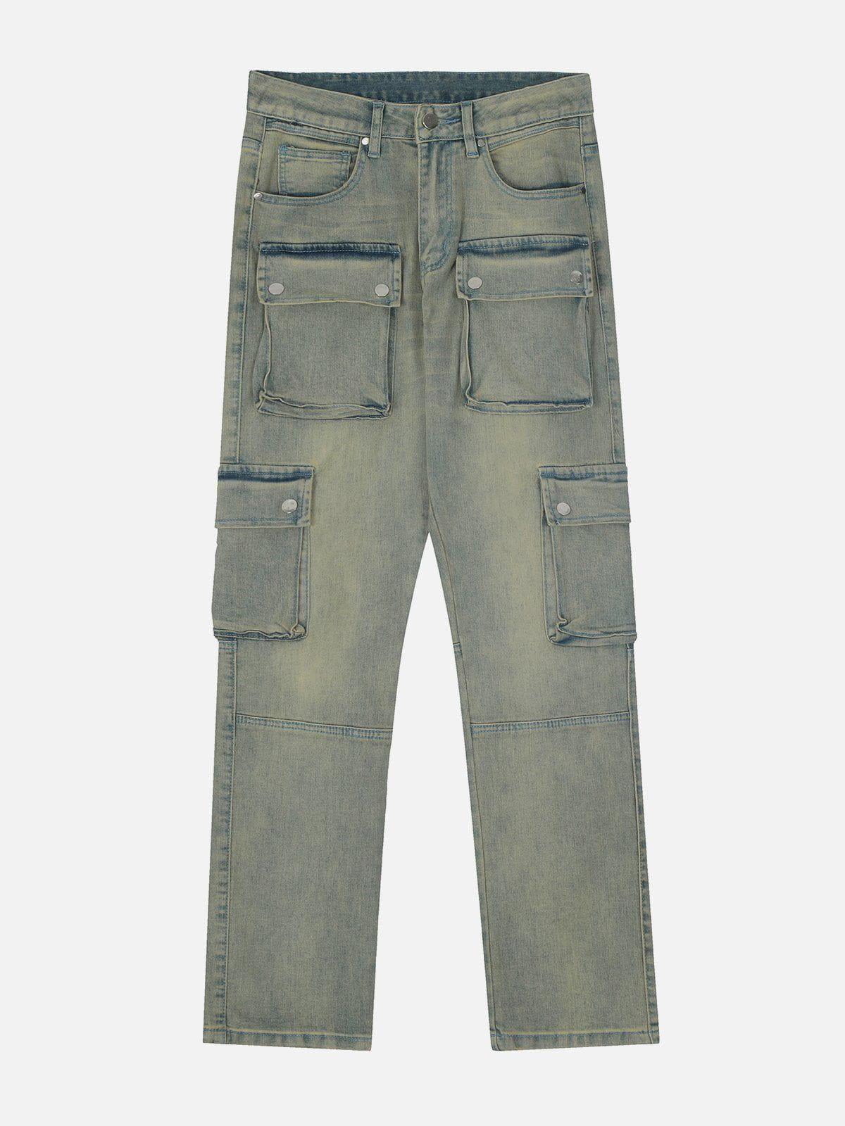 1984® - Vintage Wash Multi Pocket Jeans - 1984brand