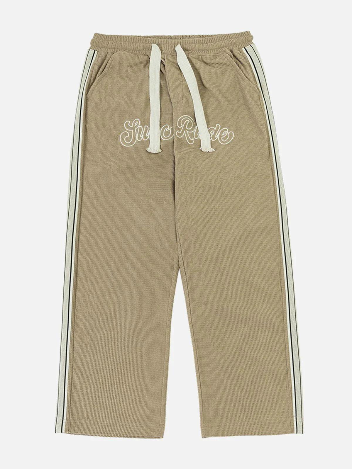 1984® - Waffle Embroidery Pants - 1984brand