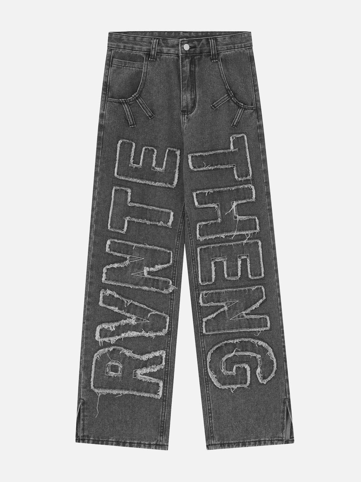 1984® - Washed Patchwork Jeans - 1984brand