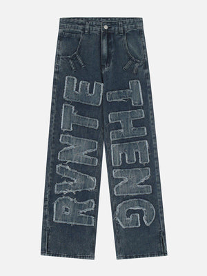 1984® - Washed Patchwork Jeans - 1984brand