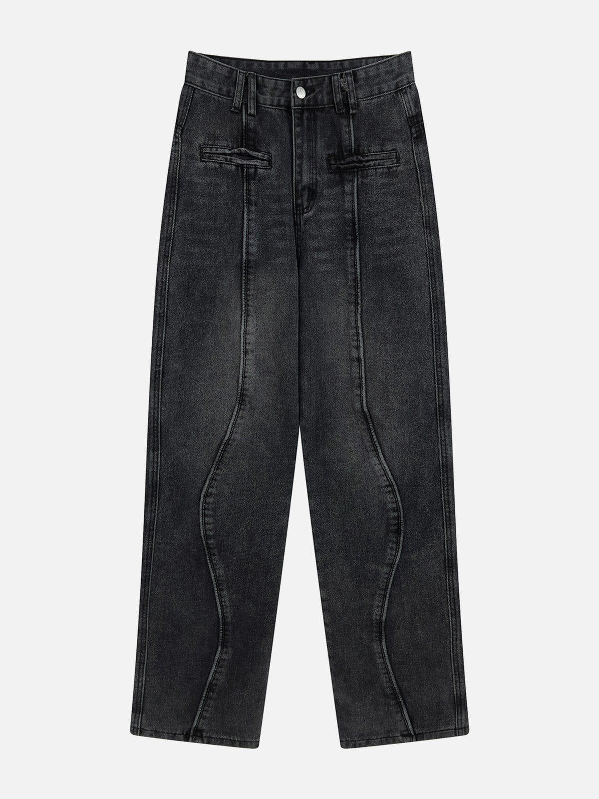 1984® - Washed Patchwork Jeans - 1984brand