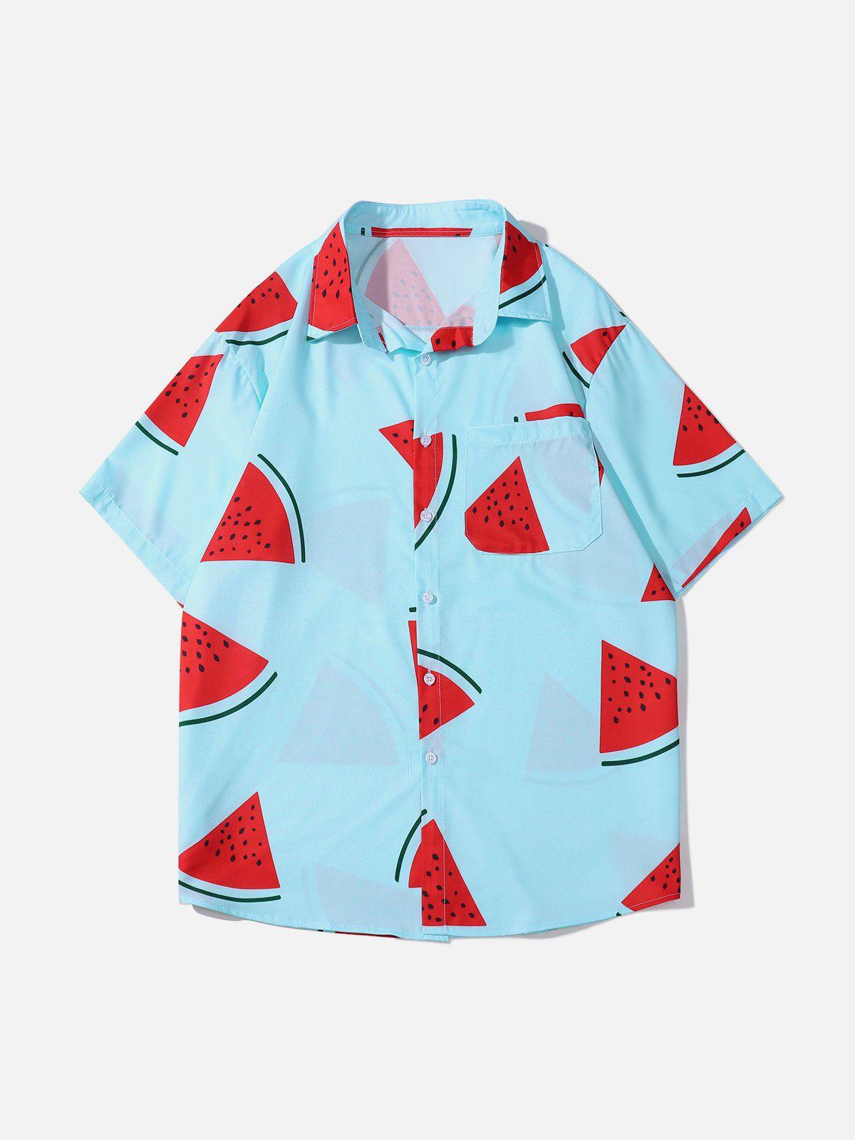 1984® - Watermelon Print Short Sleeve Shirt - 1984brand