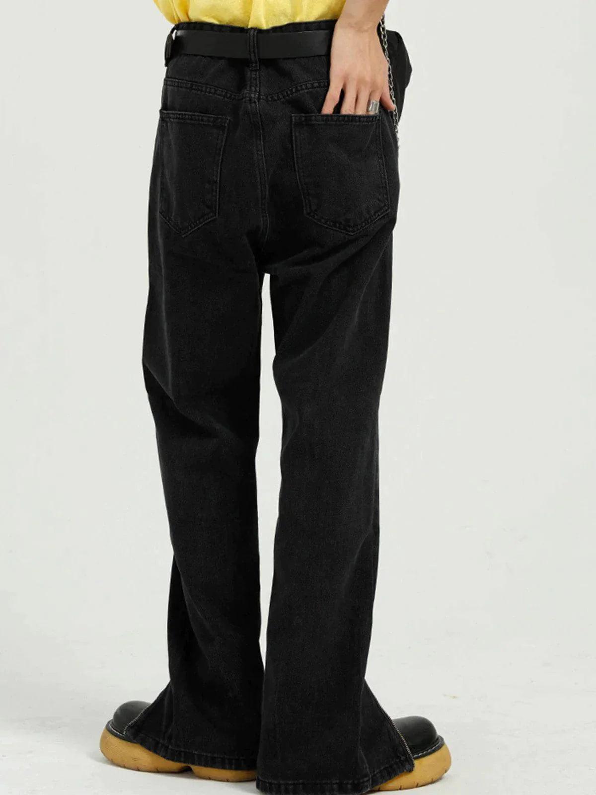 1984® - Zippered Straight-Leg Jeans - 1984brand