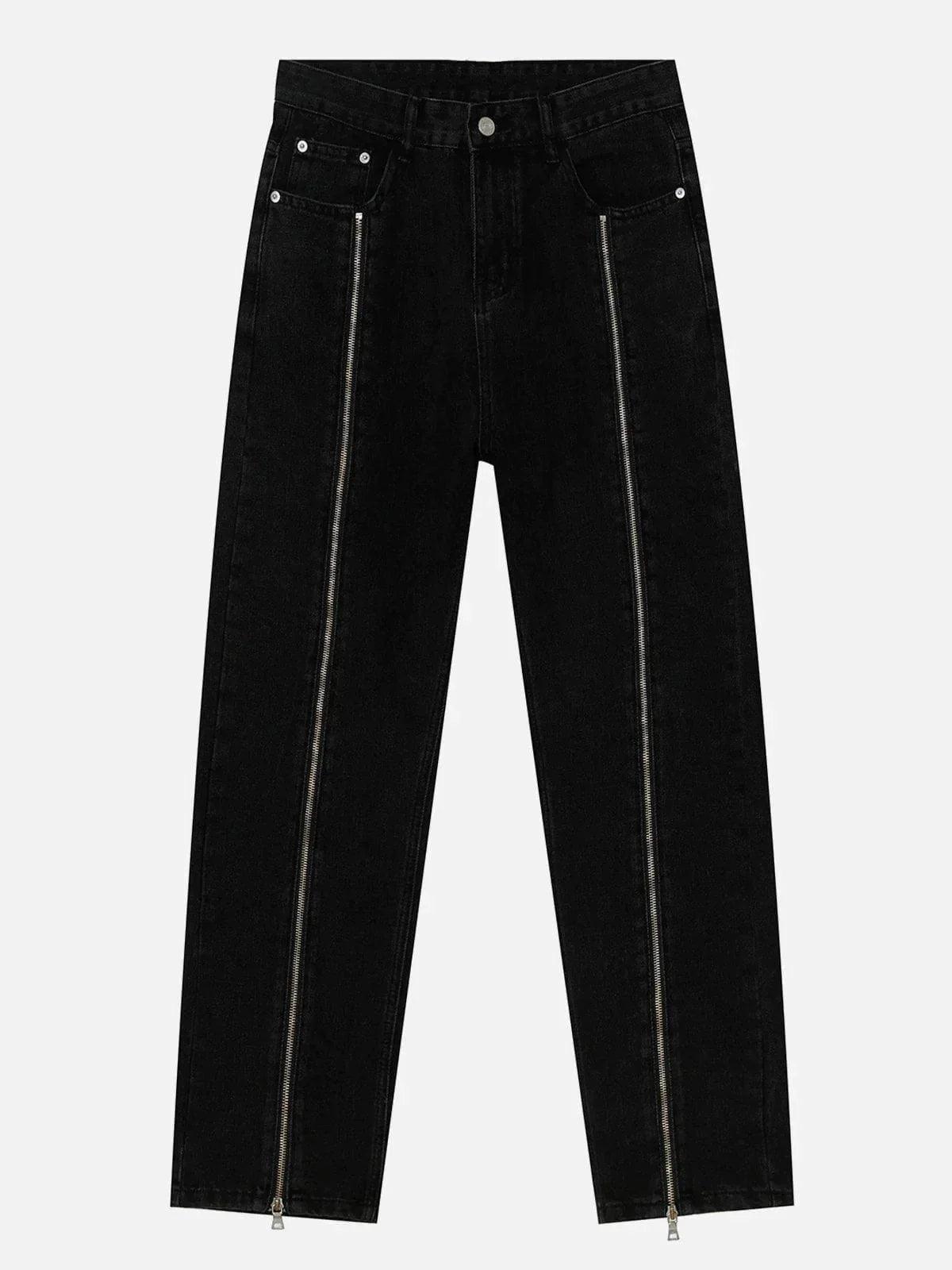 1984® - Zippered Straight-Leg Jeans - 1984brand