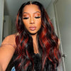 P1B/350 Piano Color Body Wave Human Hair Wig 13x4 HD Lace Frontal Wigs Pre Plucked Hermosa Hair