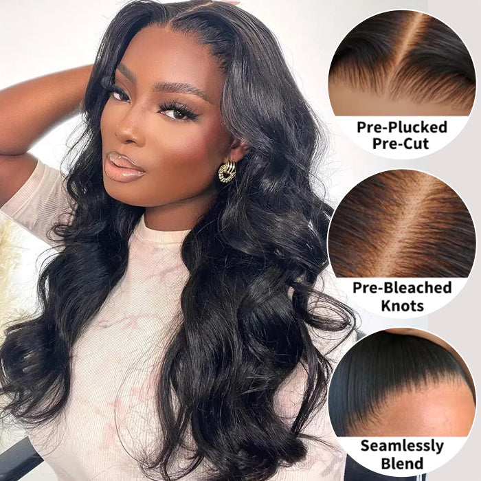 13x4 Body Wave Pre-All Lace Frontal Wig Glueless Lace Front Wigs with Invisible Knots 220% - 1984brand