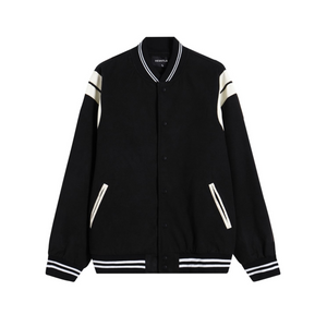 Varsity Jacket - Black H.ESNTLS