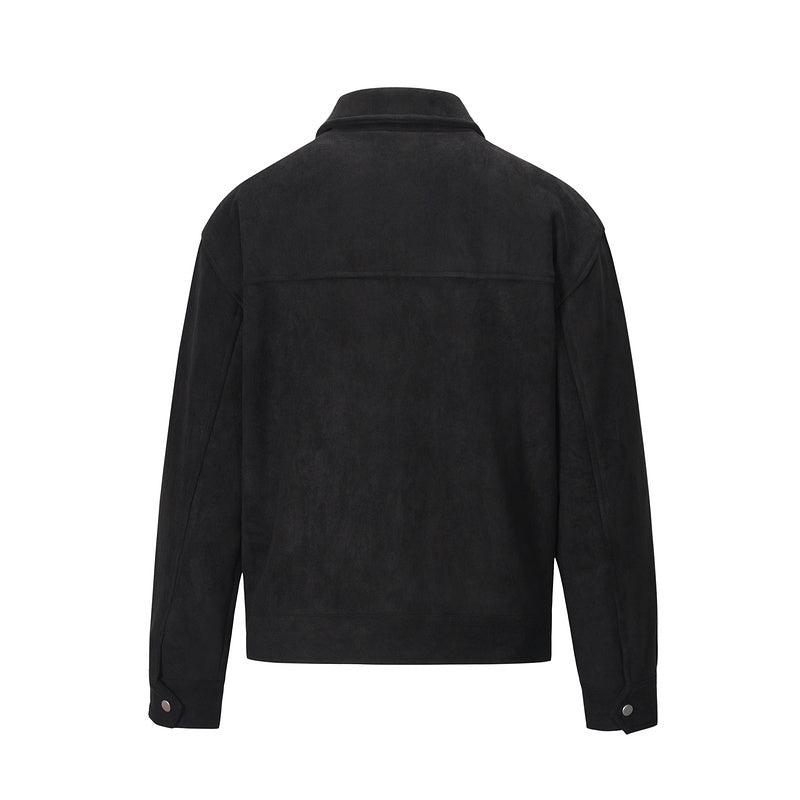 Suede Work Jacket - Black H.ESNTLS