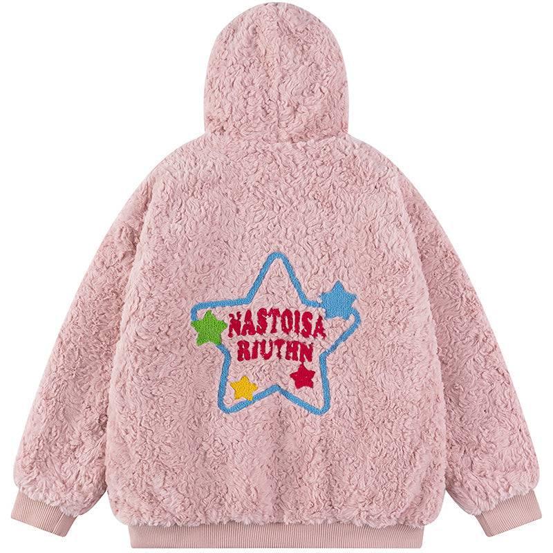 1984® Plush Hooded Winter Coat Flocked Star - 1984brand