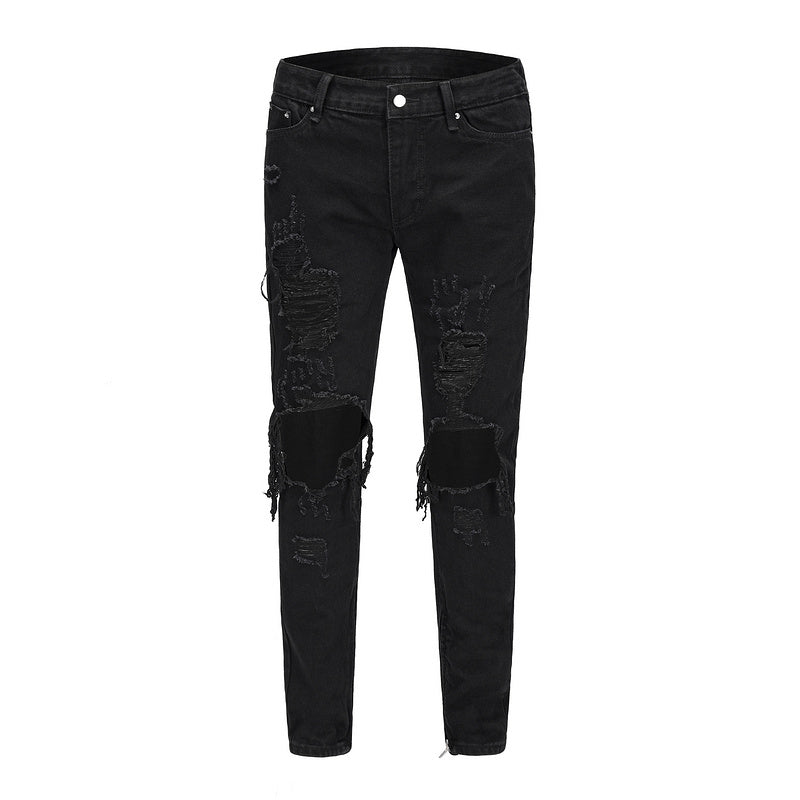 Thrasher Distressed Denim - BLACK Hype+Essentials