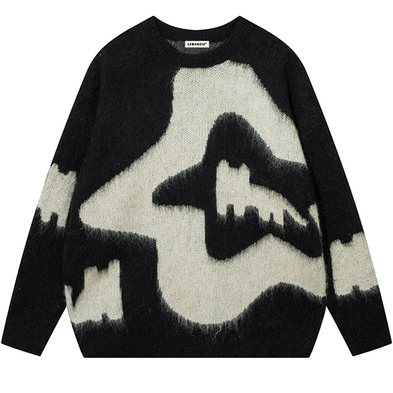 1984® Oversize Jacquard Sweater Pentagram - 1984brand