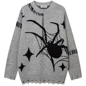 1984® Trendy Knit Sweater Spider and Star 1984