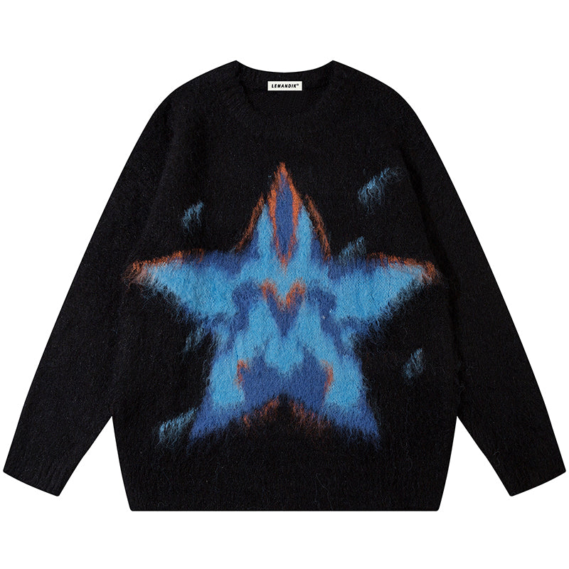 1984® Warm Crew Neck Sweater with Star - 1984brand