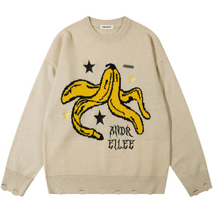 1984® Jacquard Knit Sweater Banana and Star - 1984brand