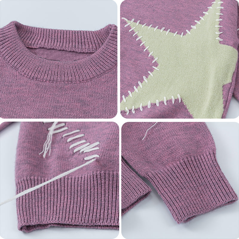 1984® Retro Star Sweater with Tassels 1984