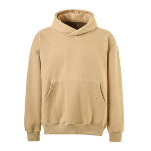 Ess Oversized Hoodie - Tan Hype+Essential