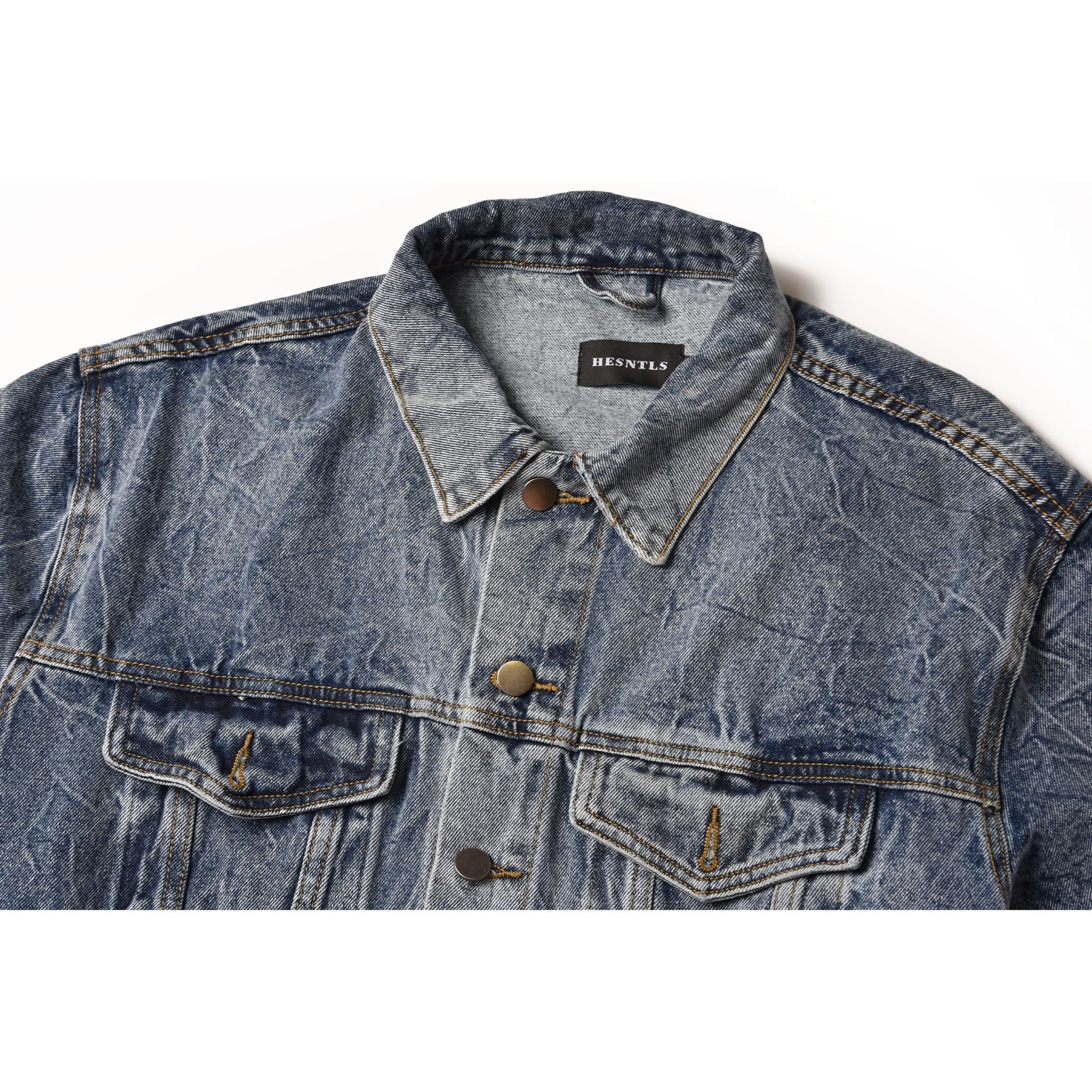 VX1 | Washed Blue Denim Jacket H.ESNTLS