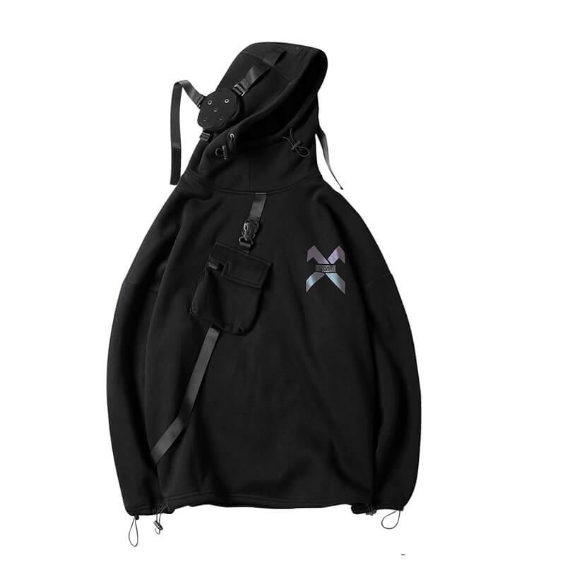 HOODIE TECHWEAR "Senrai" Oversize Techwear Hoodie 1984 Store