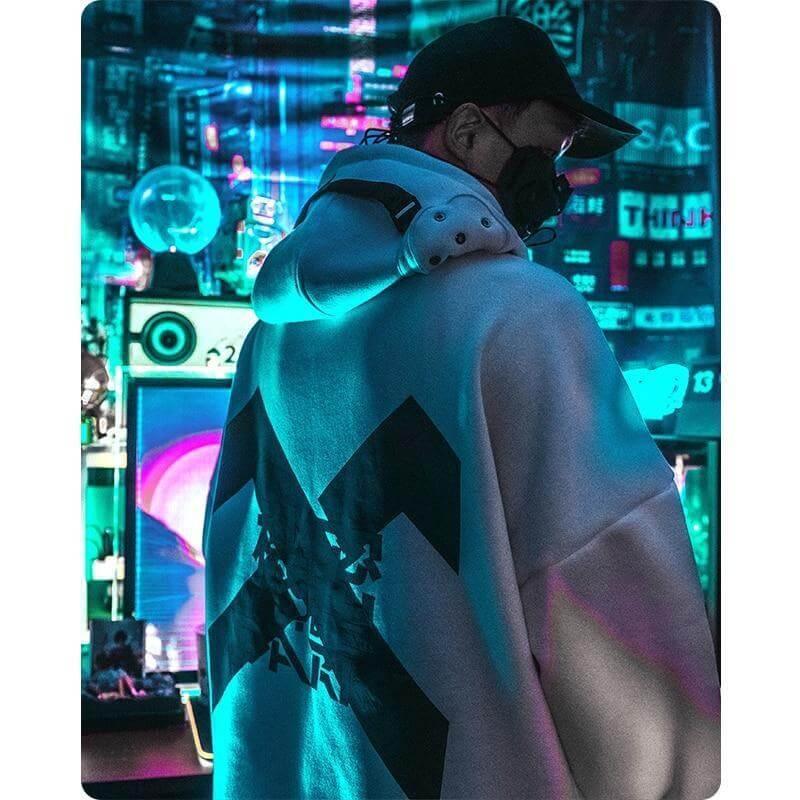 HOODIE TECHWEAR "Senrai" Oversize Techwear Hoodie 1984 Store