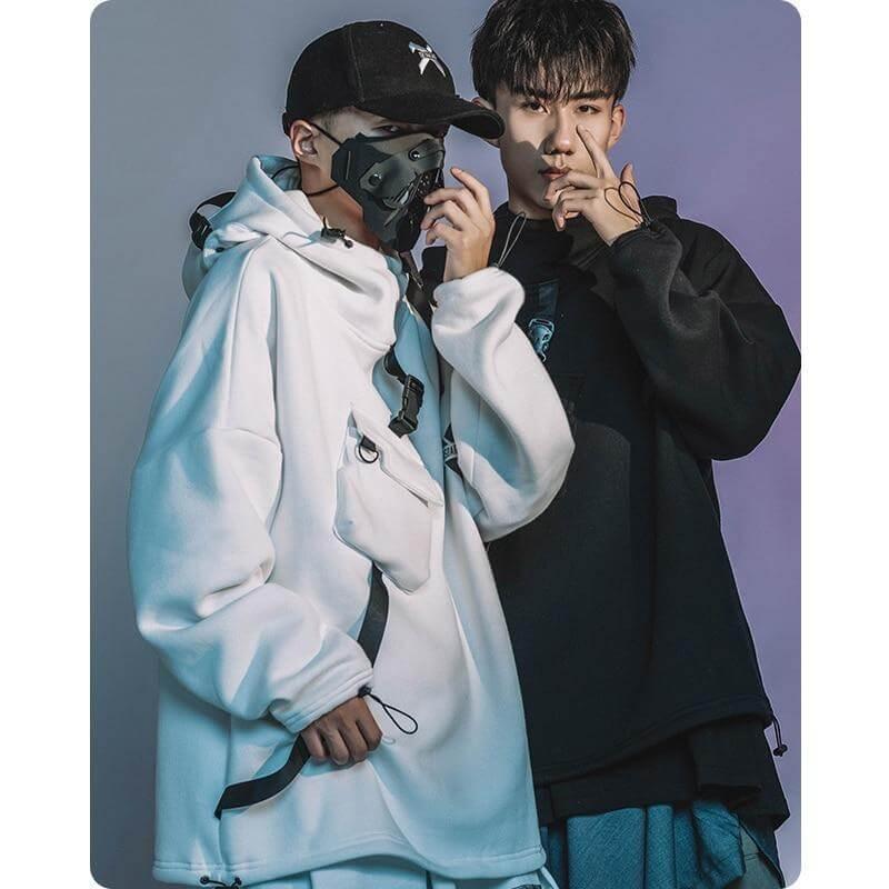 HOODIE TECHWEAR "Senrai" Oversize Techwear Hoodie 1984 Store