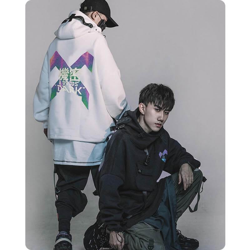 HOODIE TECHWEAR "Senrai" Oversize Techwear Hoodie 1984 Store
